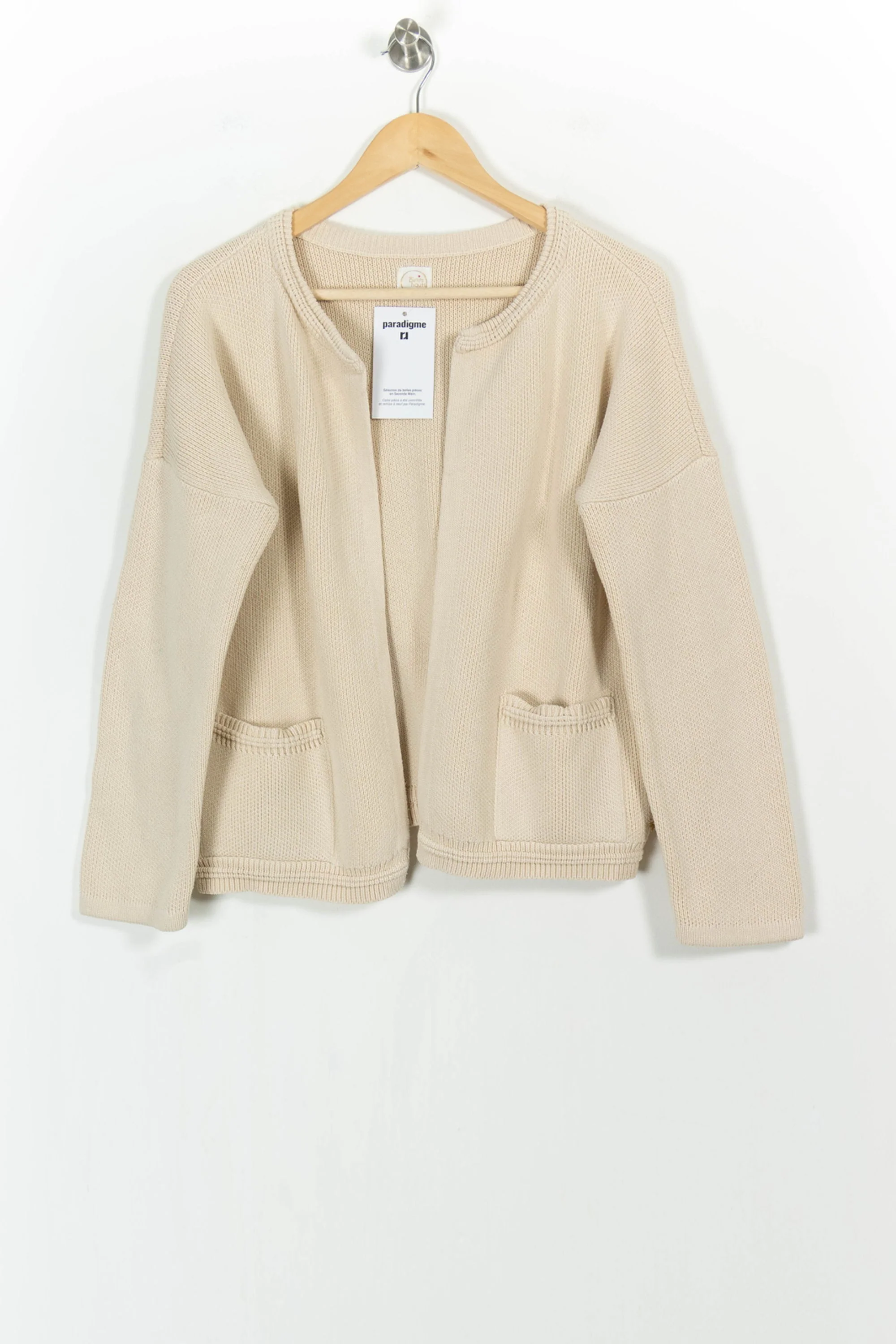 Cardigan Beige - Taille L/40 - Image 2