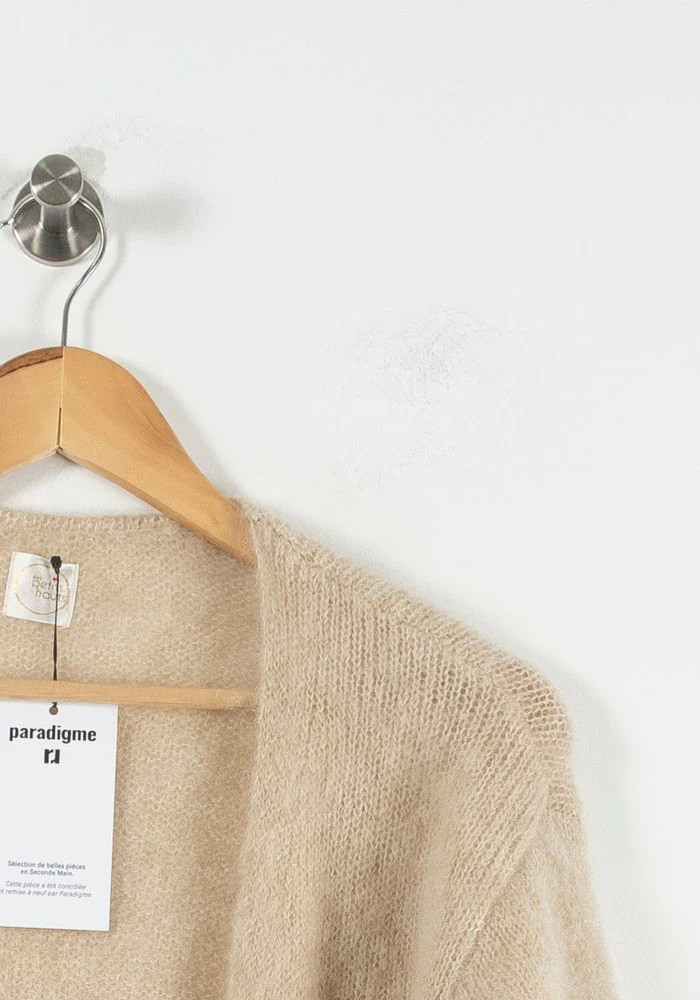 Cardigan Beige - Taille XL/42 - Image 3