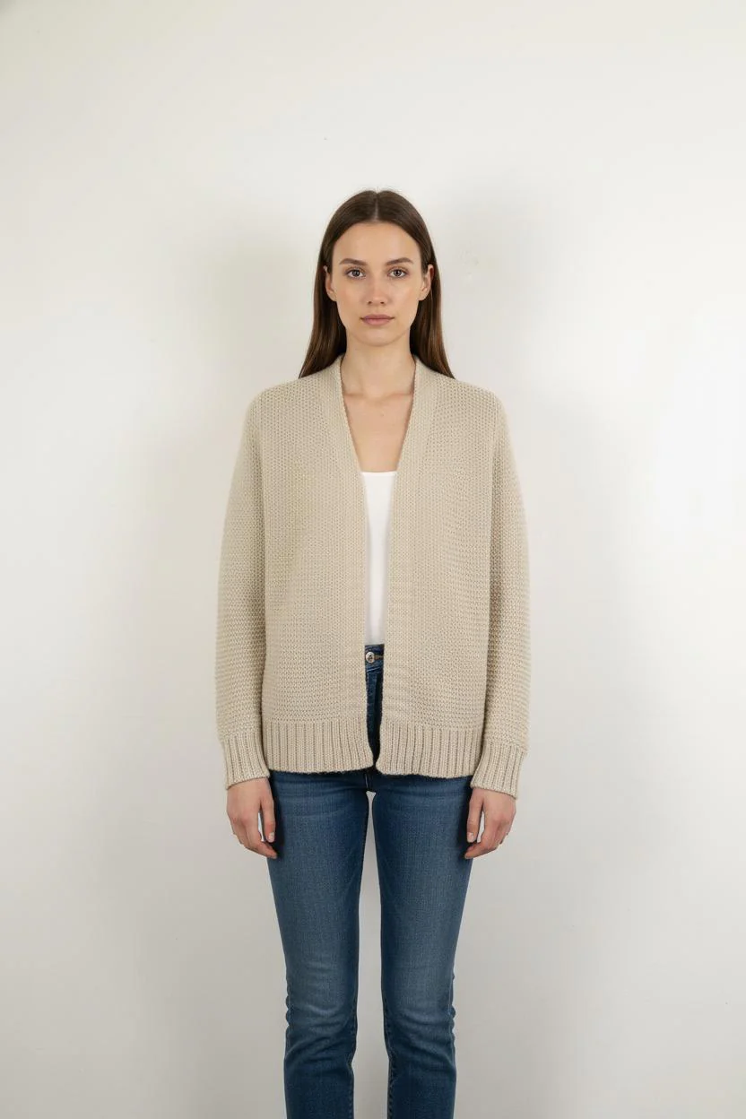 Cardigan Beige - Taille XS/34