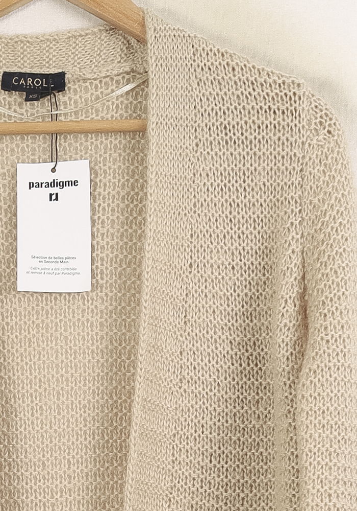 Cardigan Beige - Taille XS/34 - Image 3