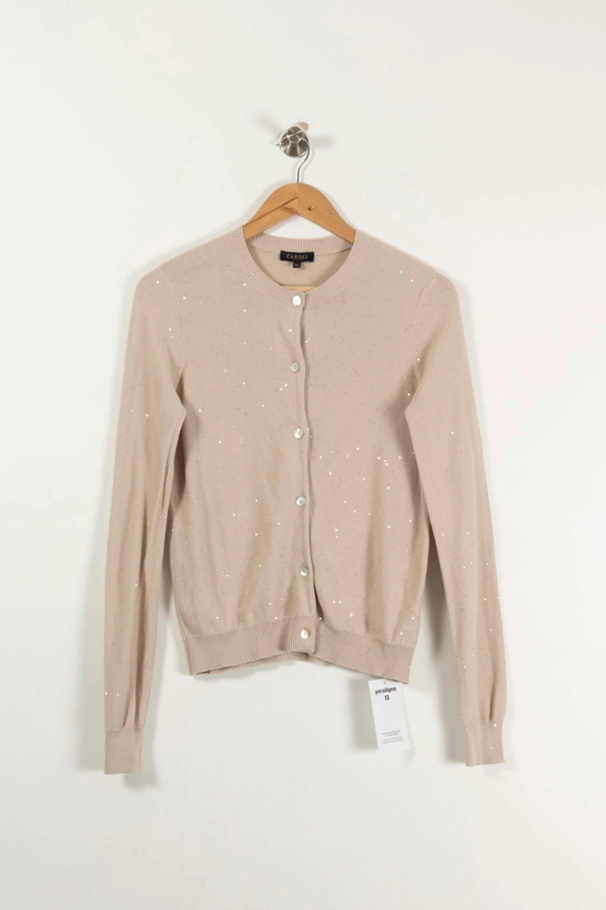 Cardigan Beige - Taille XS/34 - Image 2
