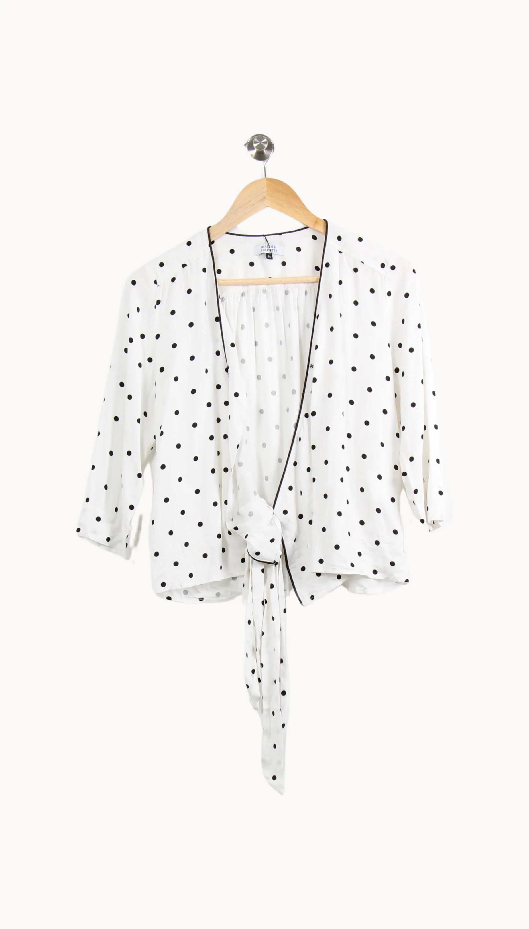 Cardigan blanc à motif - Taille XS/34 - Image 2
