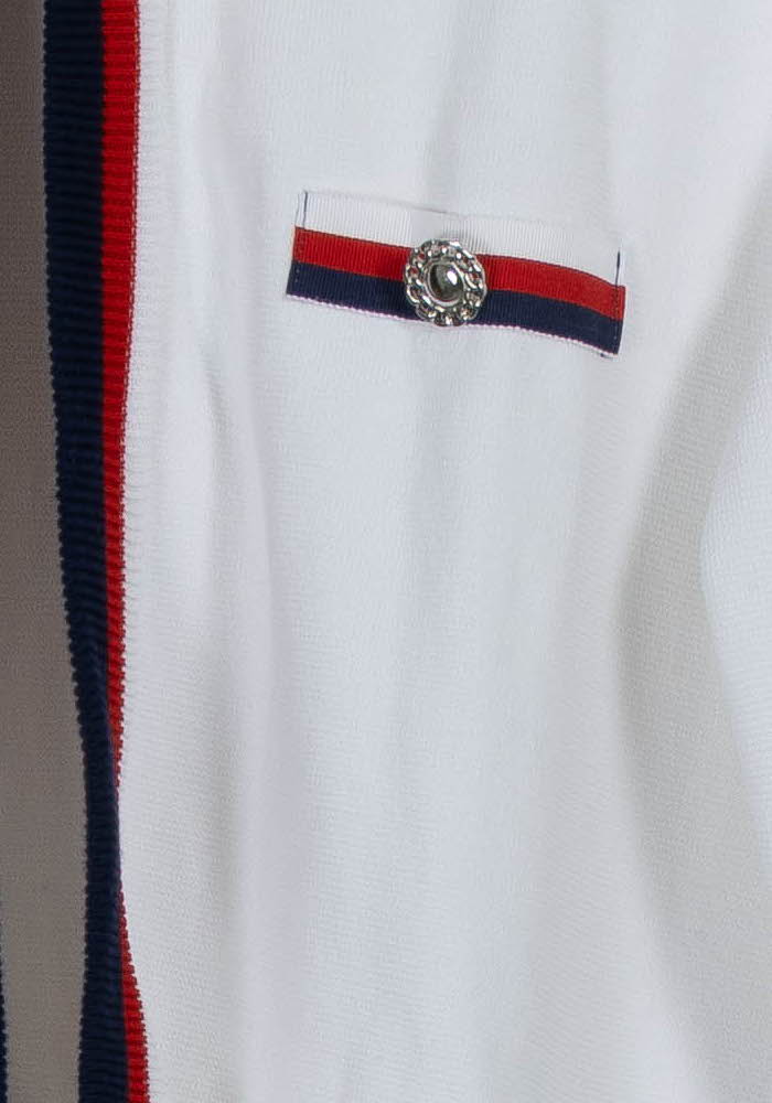Cardigan Blanc et Bleu Marine - Taille XXXL/46 - Image 3
