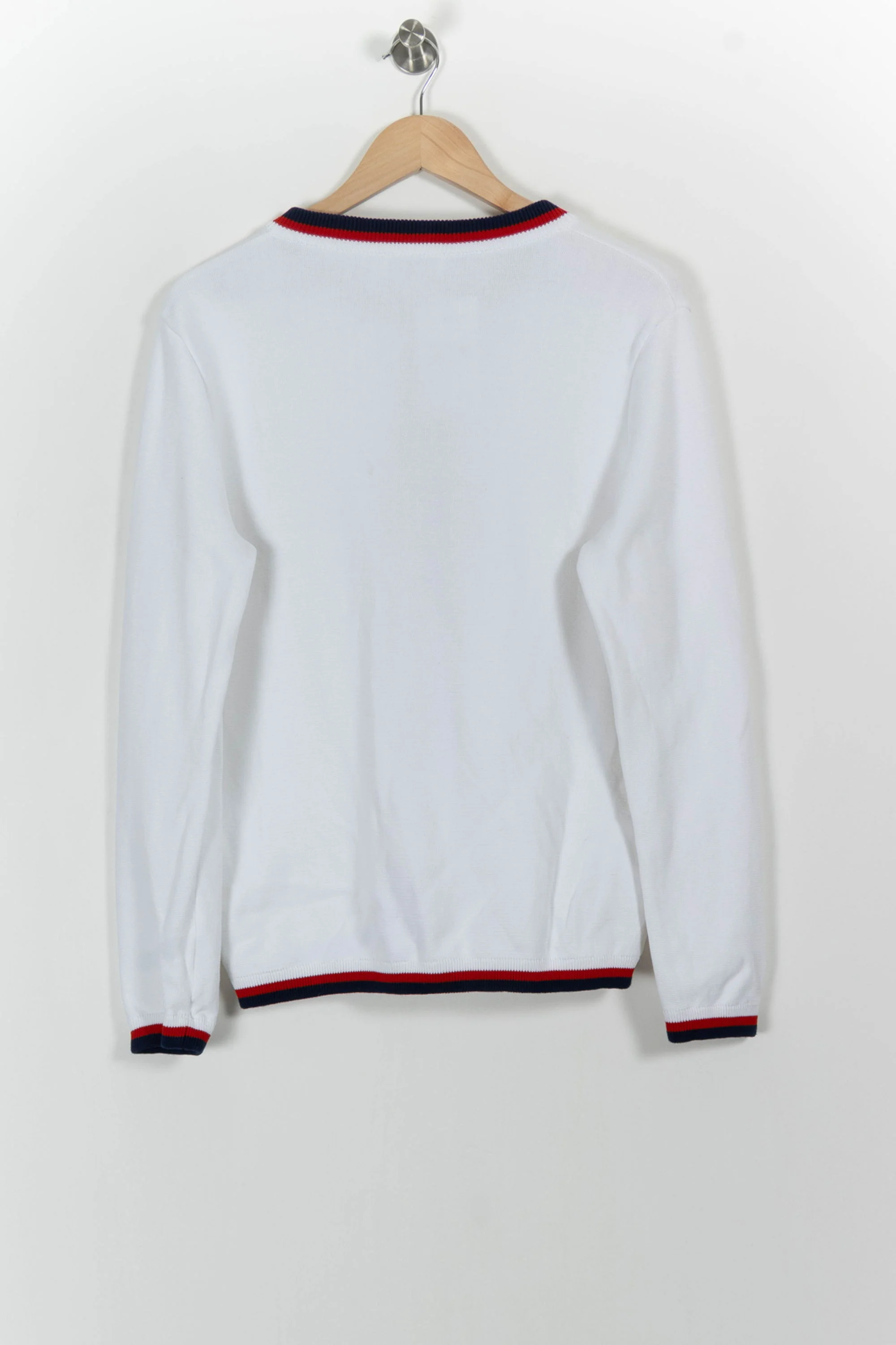 Cardigan Blanc et Bleu Marine - Taille XXXL/46 - Image 4