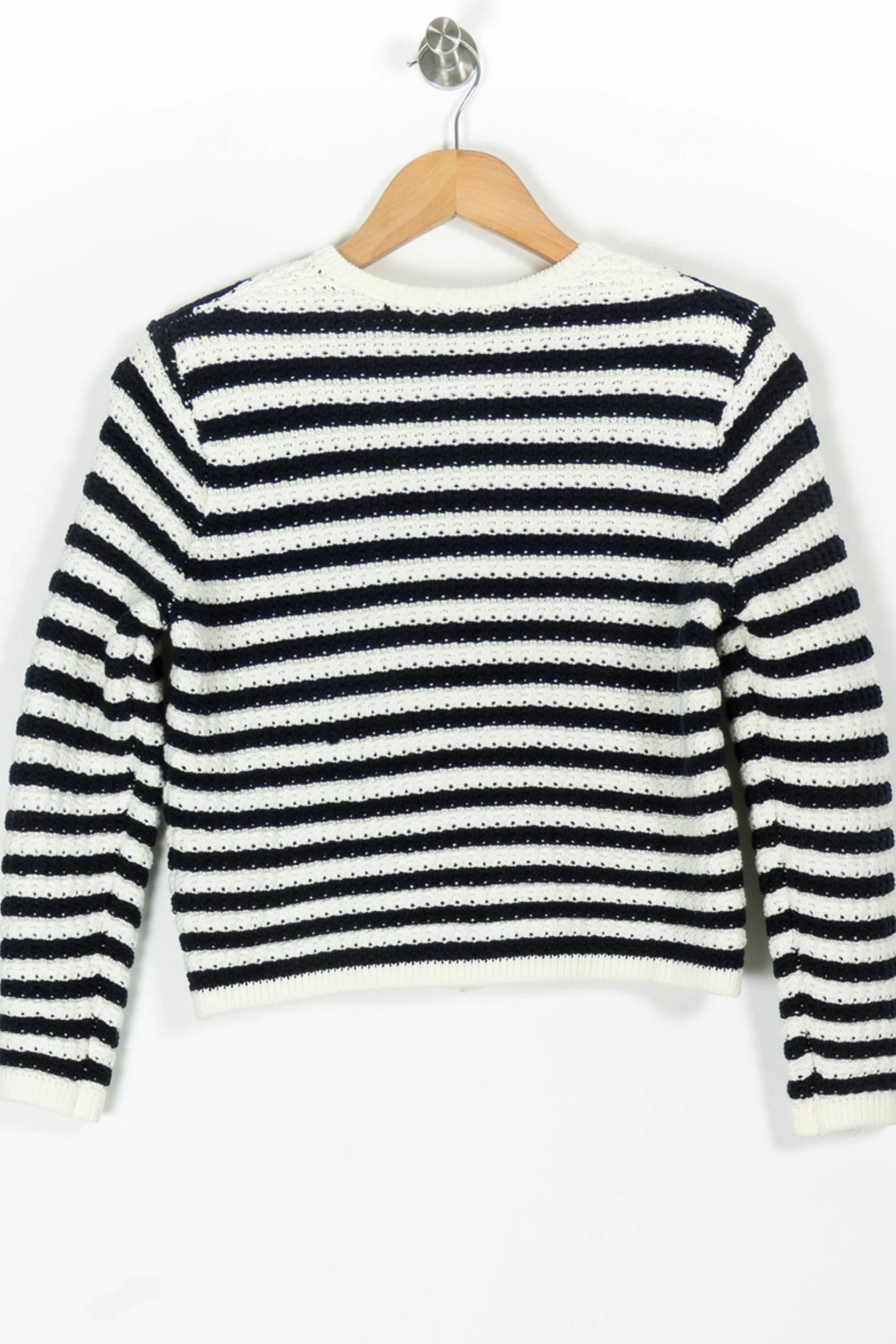 Cardigan Bleu et Blanc - Taille XS/34 - Image 4
