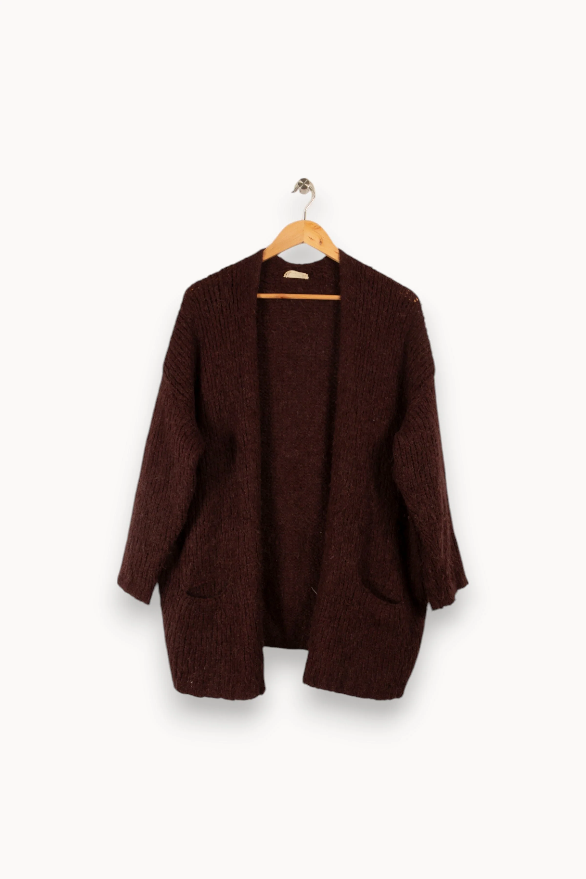 Cardigan bordeaux/marron - Taille S/36 - Image 2