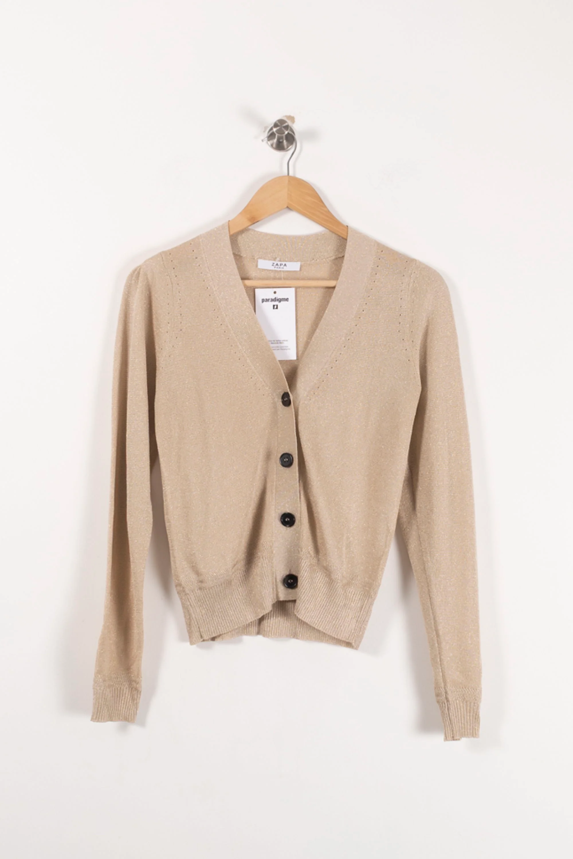 Cardigan Doré - Taille XS/34 - Image 2