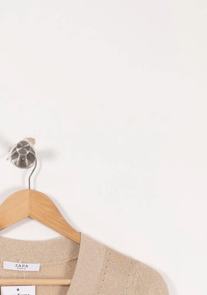 Cardigan Doré - Taille XS/34 - Image 3