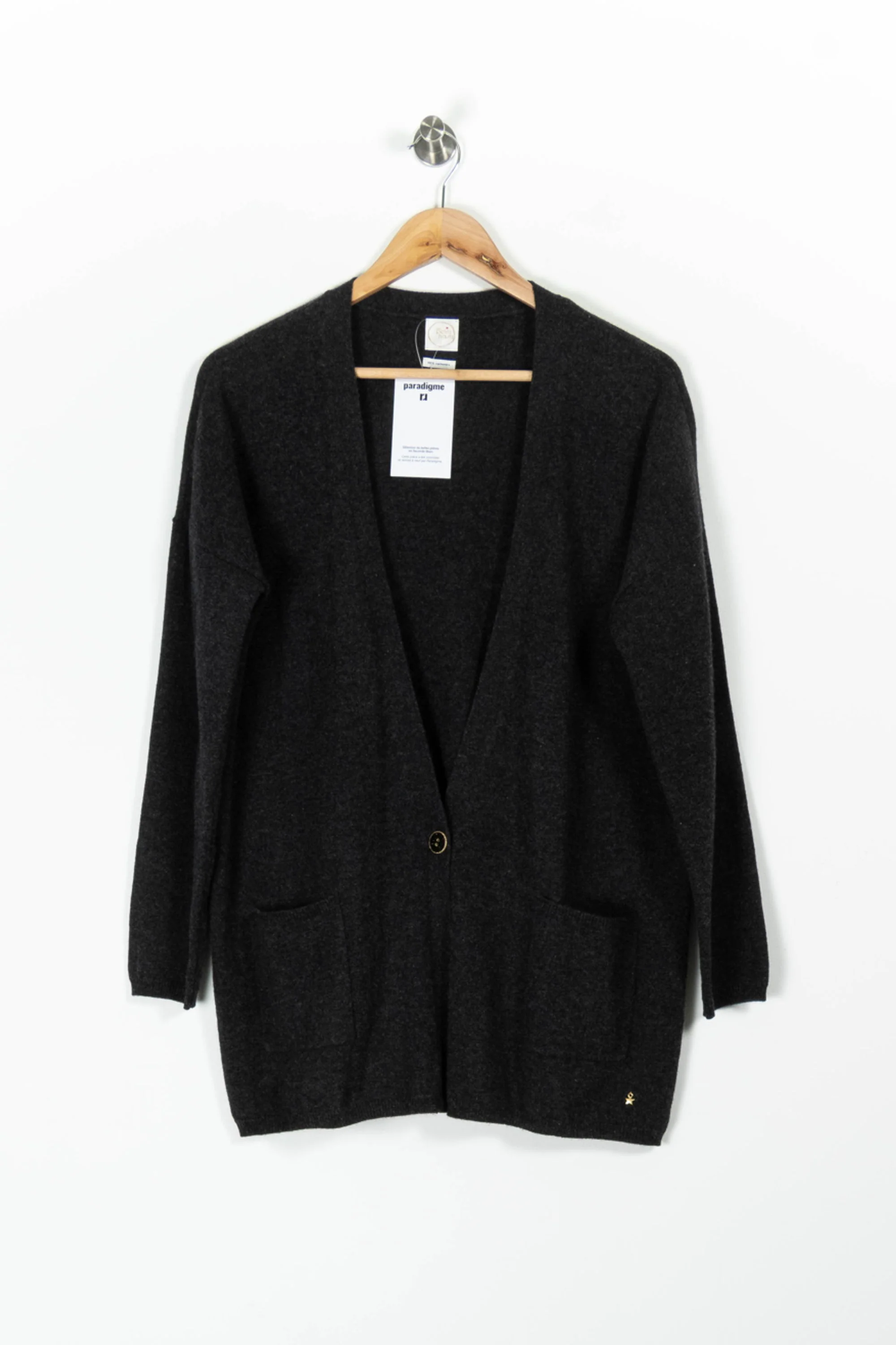 Cardigan Gris - Taille L/40 - Image 2