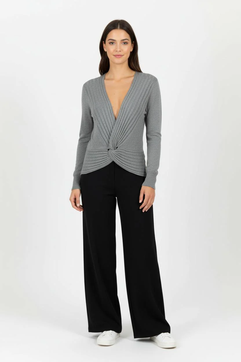 Cardigan Gris - Taille M/38