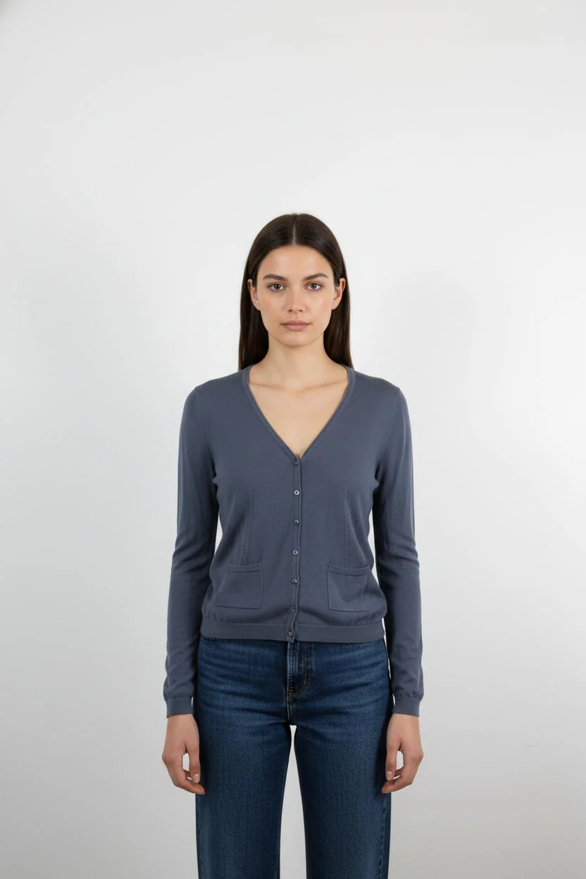 Cardigan Gris - Taille S/36