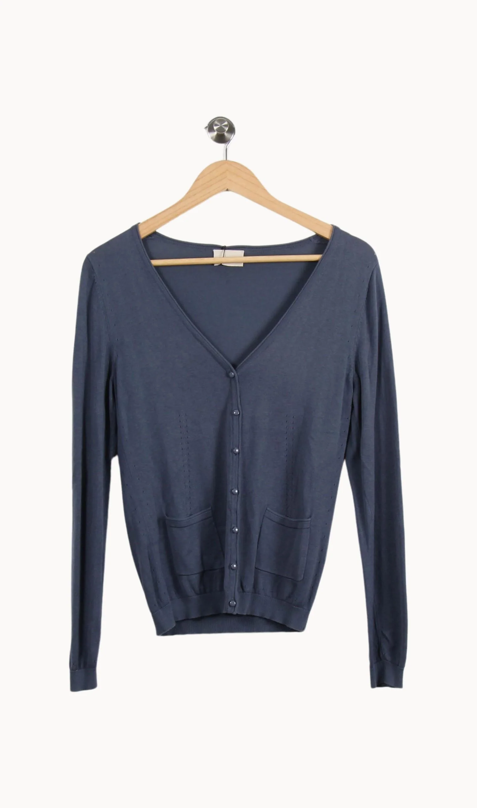 Cardigan Gris - Taille S/36 - Image 2
