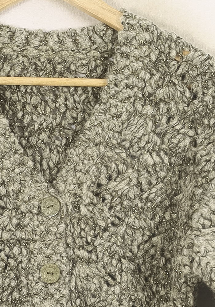 Cardigan Gris - Taille S/36 - Image 3