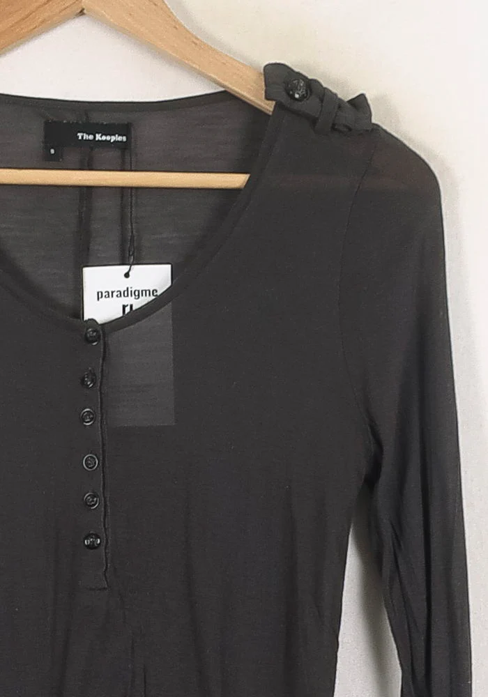 Cardigan Gris - Taille S/36 - Image 3