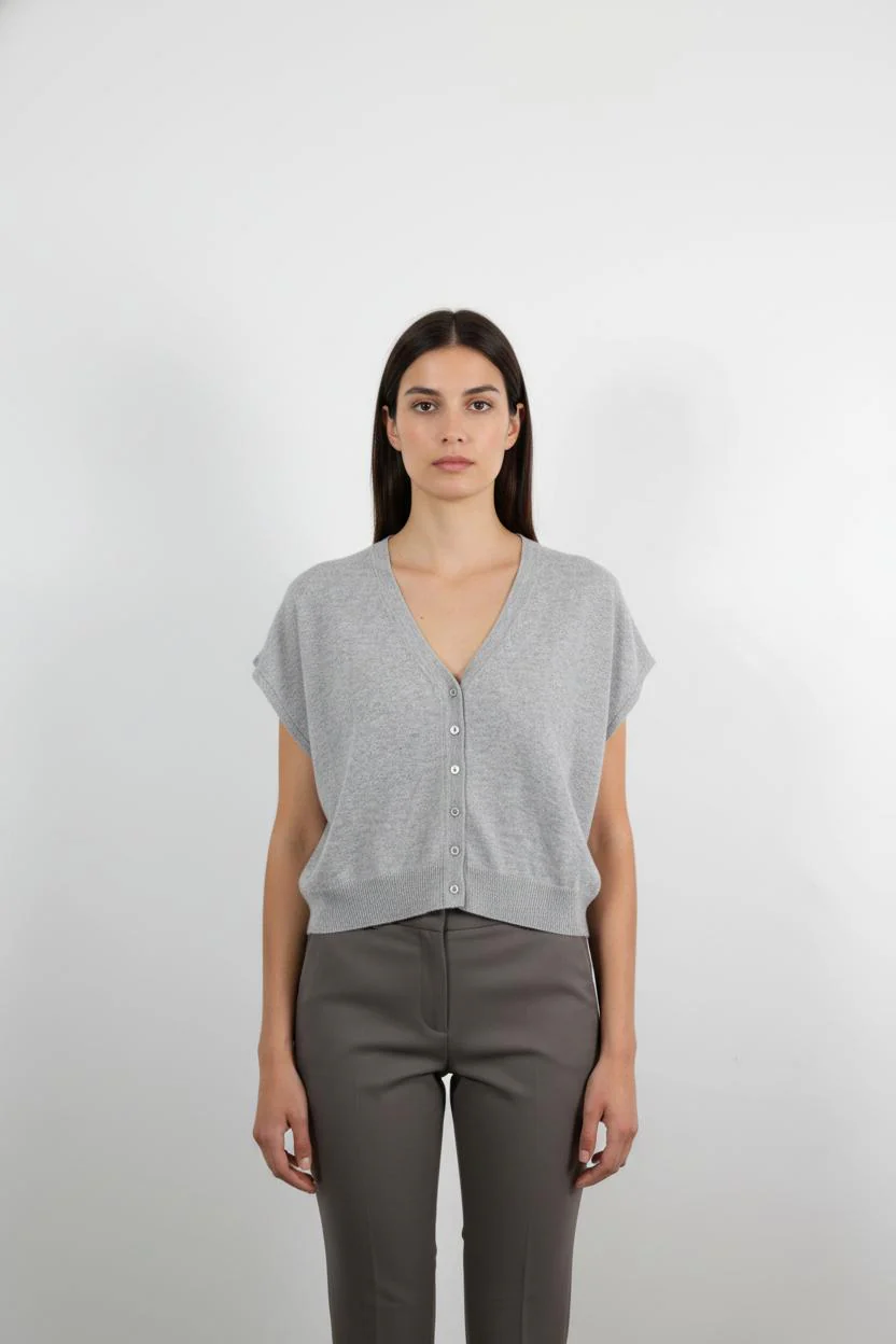 Cardigan Gris - Taille XS/34