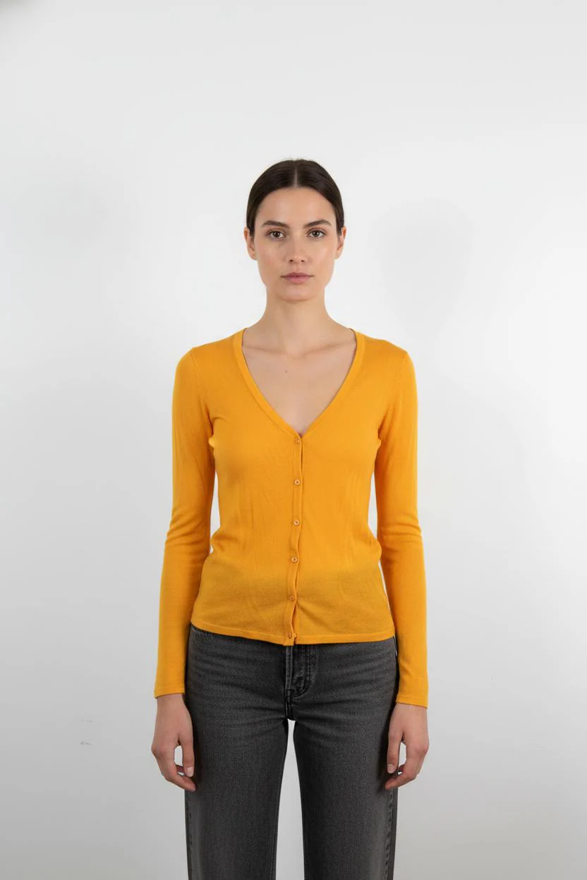 Cardigan Jaune - Taille L/40