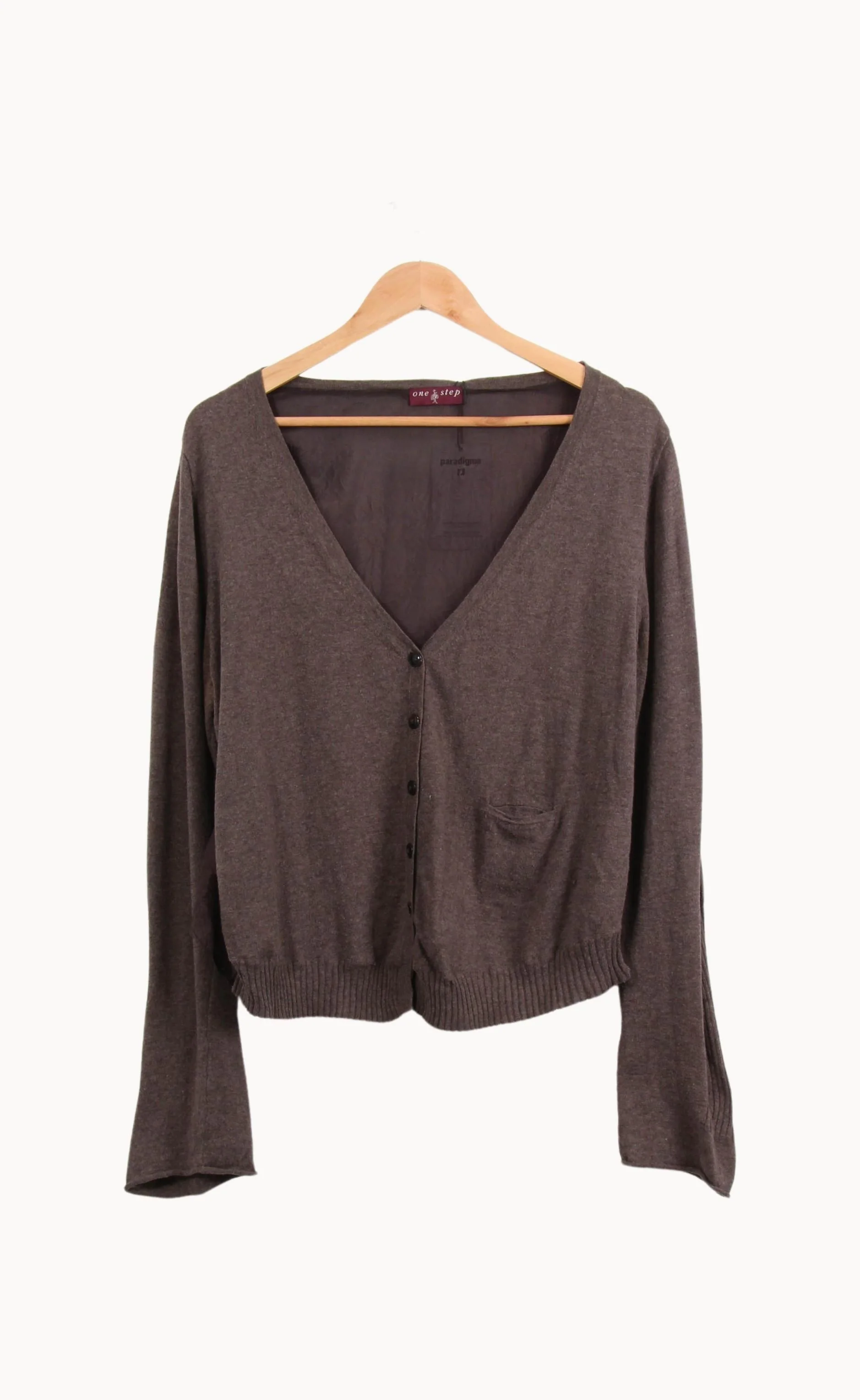 Cardigan Marron - Taille L/40 - Image 2