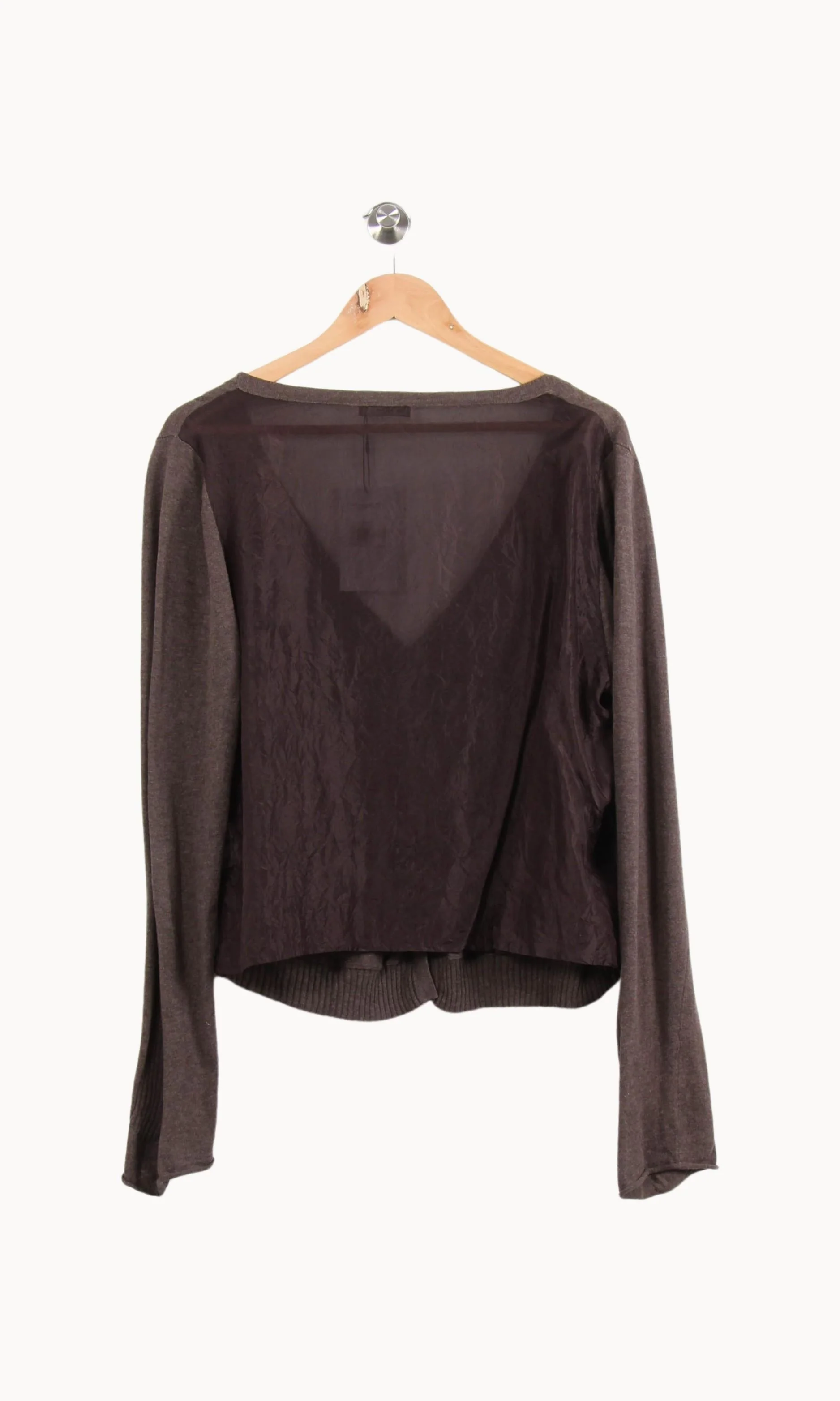 Cardigan Marron - Taille L/40 - Image 4