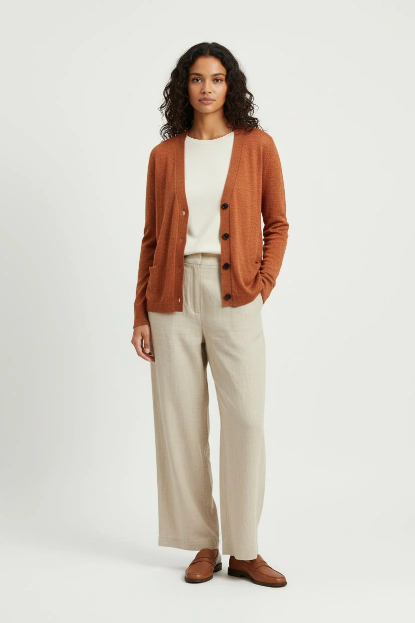 Cardigan Marron - Taille M/38