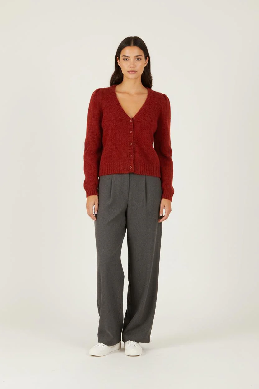 Cardigan Marron - Taille XS/34