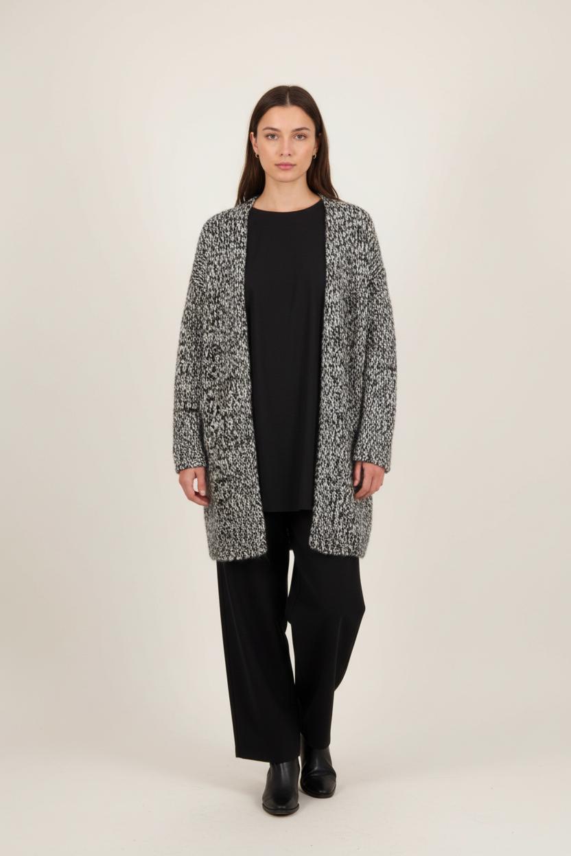 Cardigan Noir et Blanc - Taille S/36
