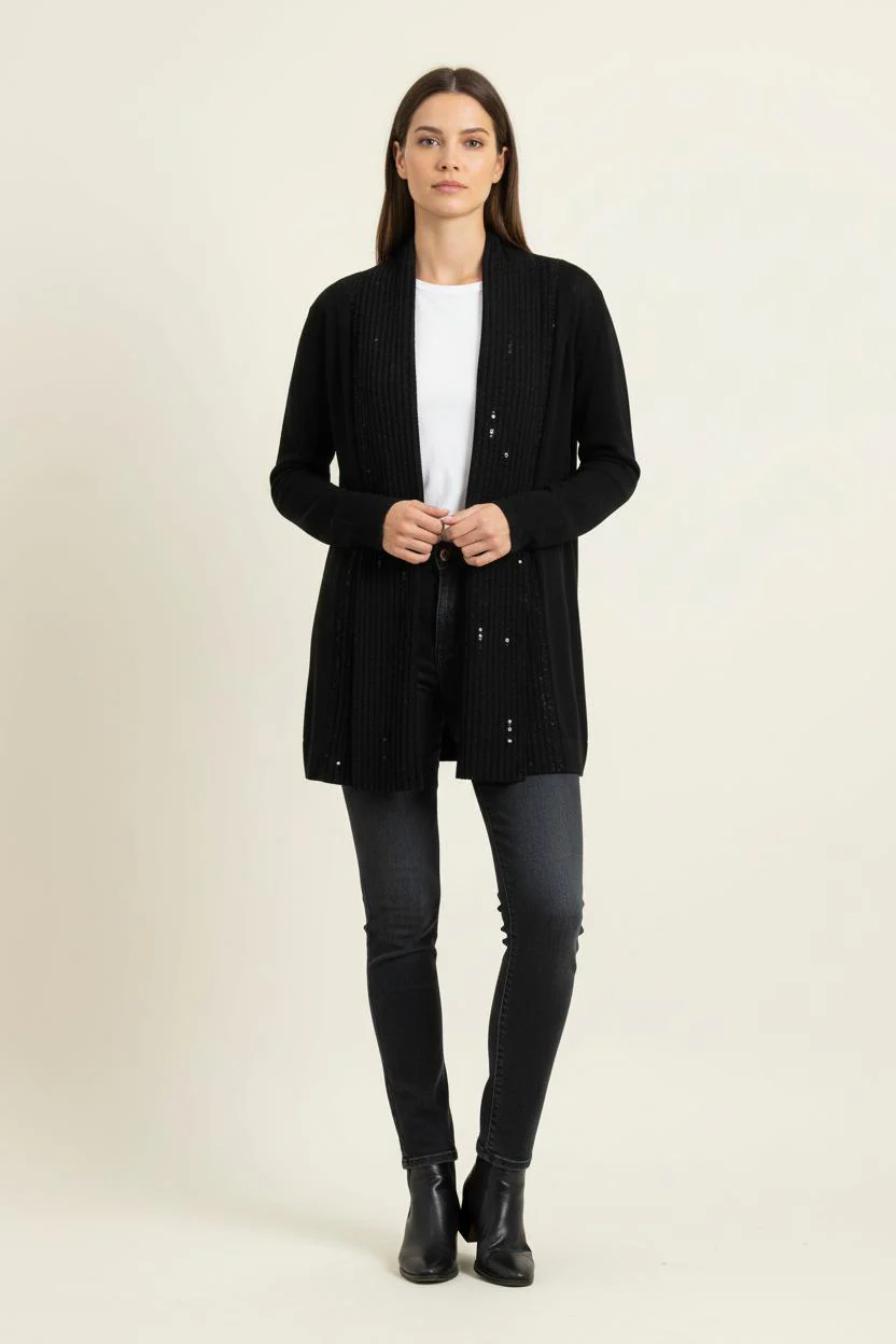 Cardigan Noir - Taille M/38