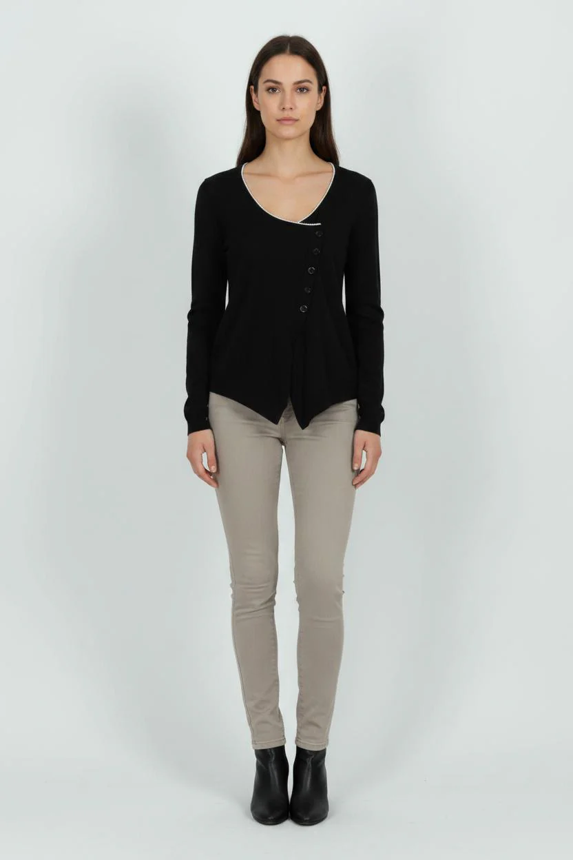 Cardigan Noir - Taille S/36