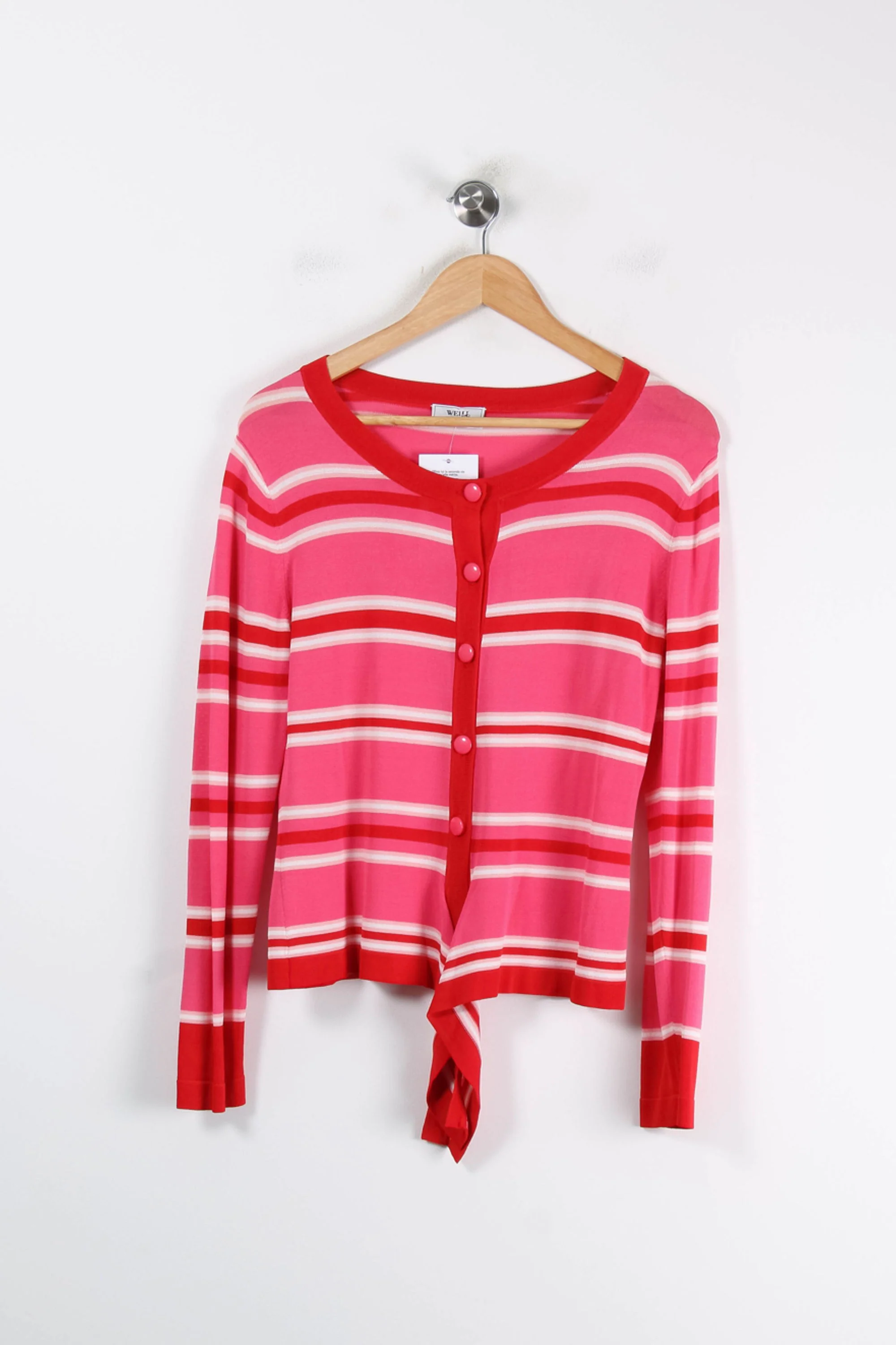 Cardigan Rose et Rouge - Taille T.U. - Image 2
