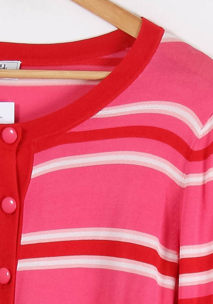 Cardigan Rose et Rouge - Taille T.U. - Image 3