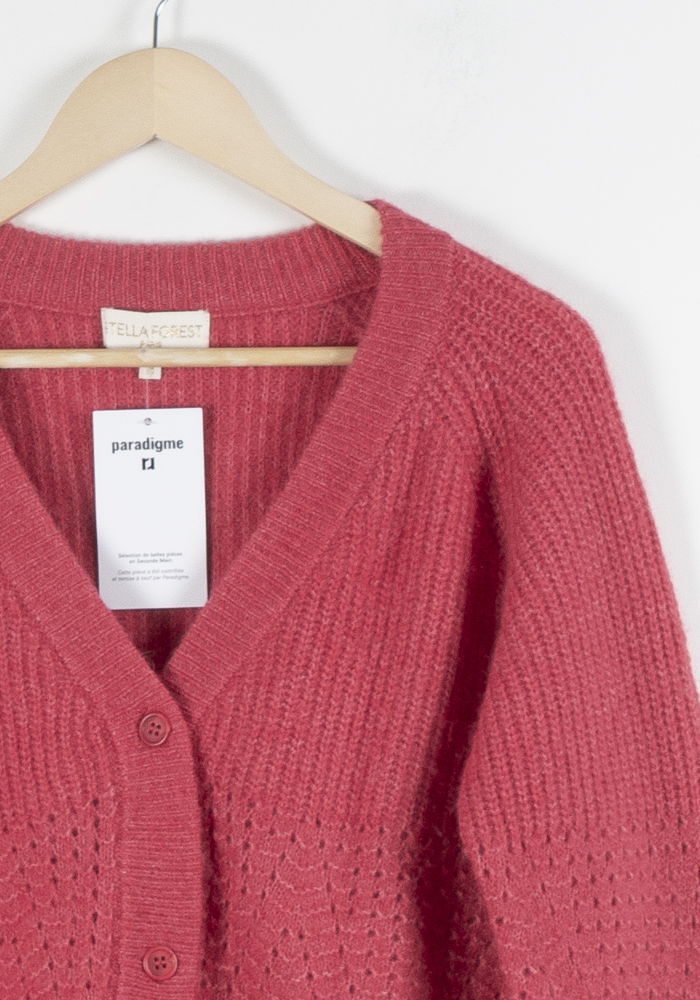 Cardigan Rose - Taille S/36 - Image 3