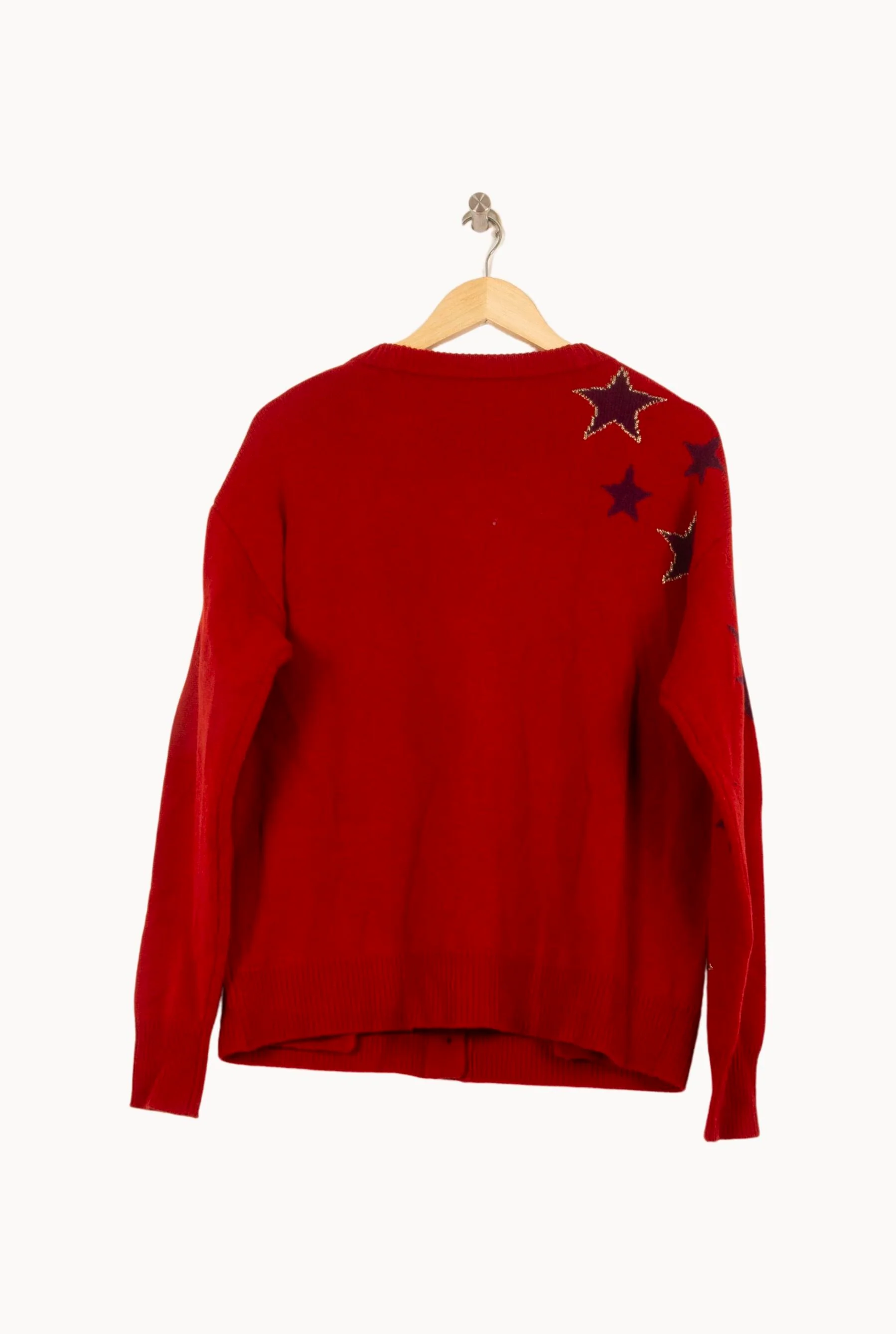 Cardigan Rouge et Violet - Taille S/36 - Image 4