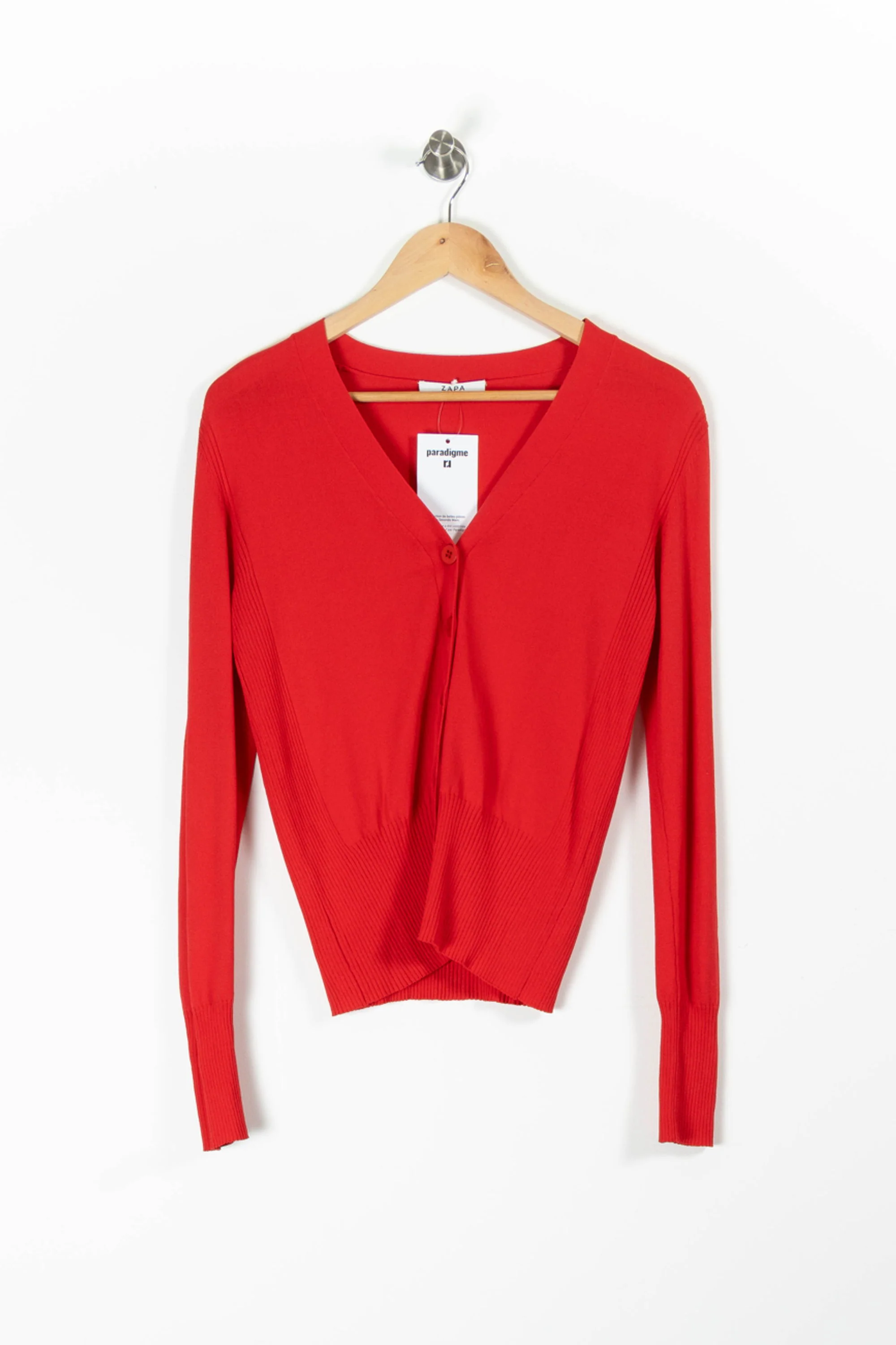 Cardigan Rouge - Taille L/40 - Image 2