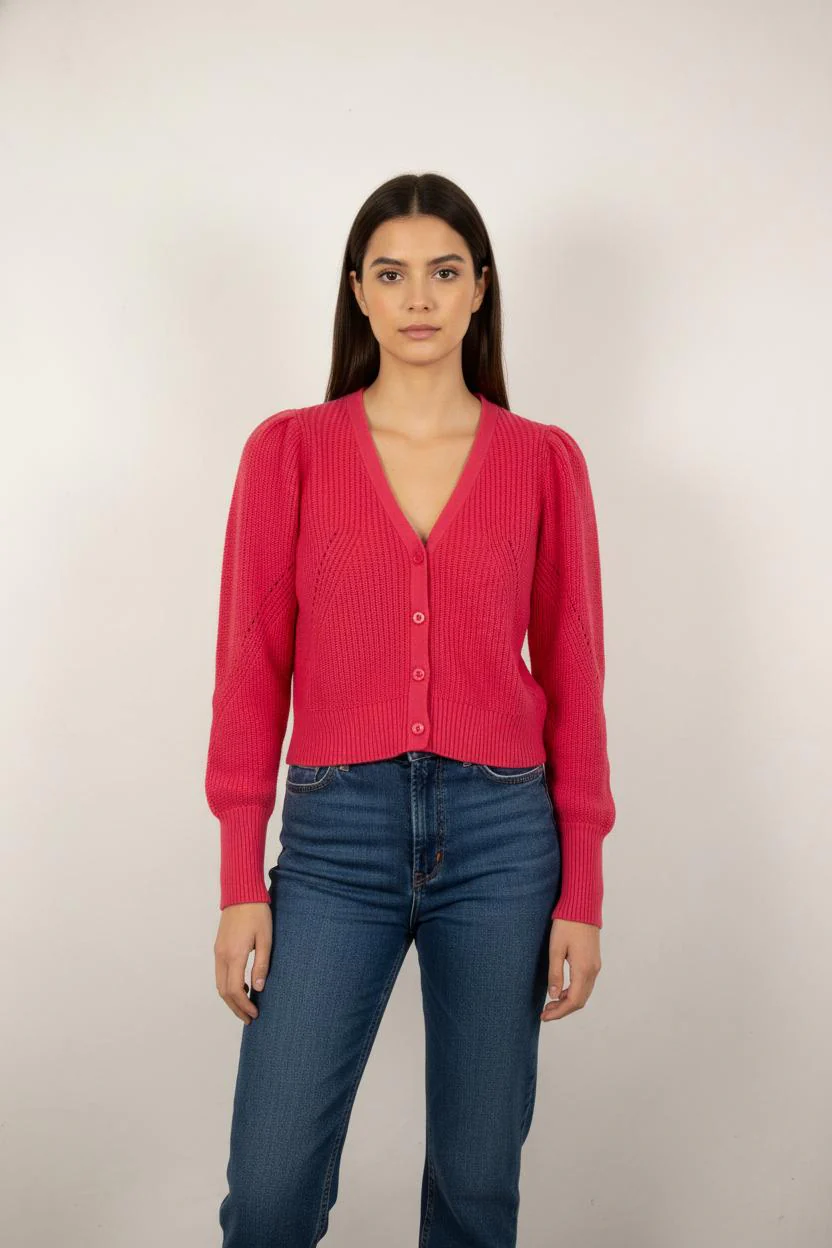Cardigan Rouge - Taille S/36