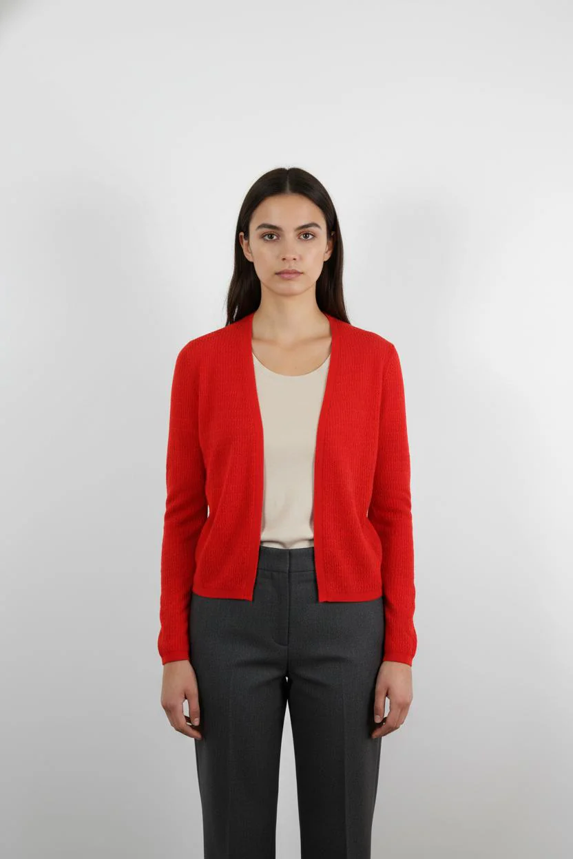 Cardigan Rouge - Taille S/36