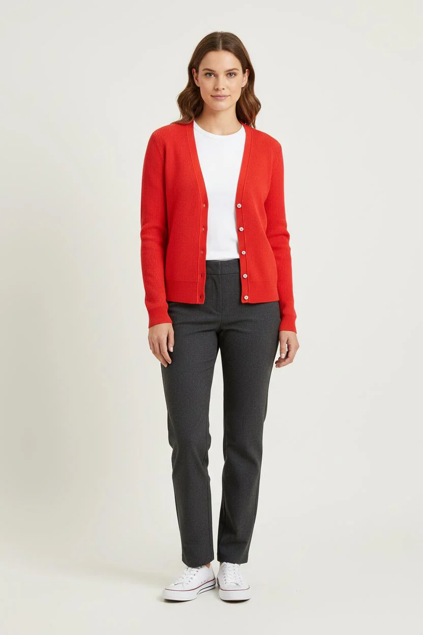 Cardigan Rouge - Taille S/36
