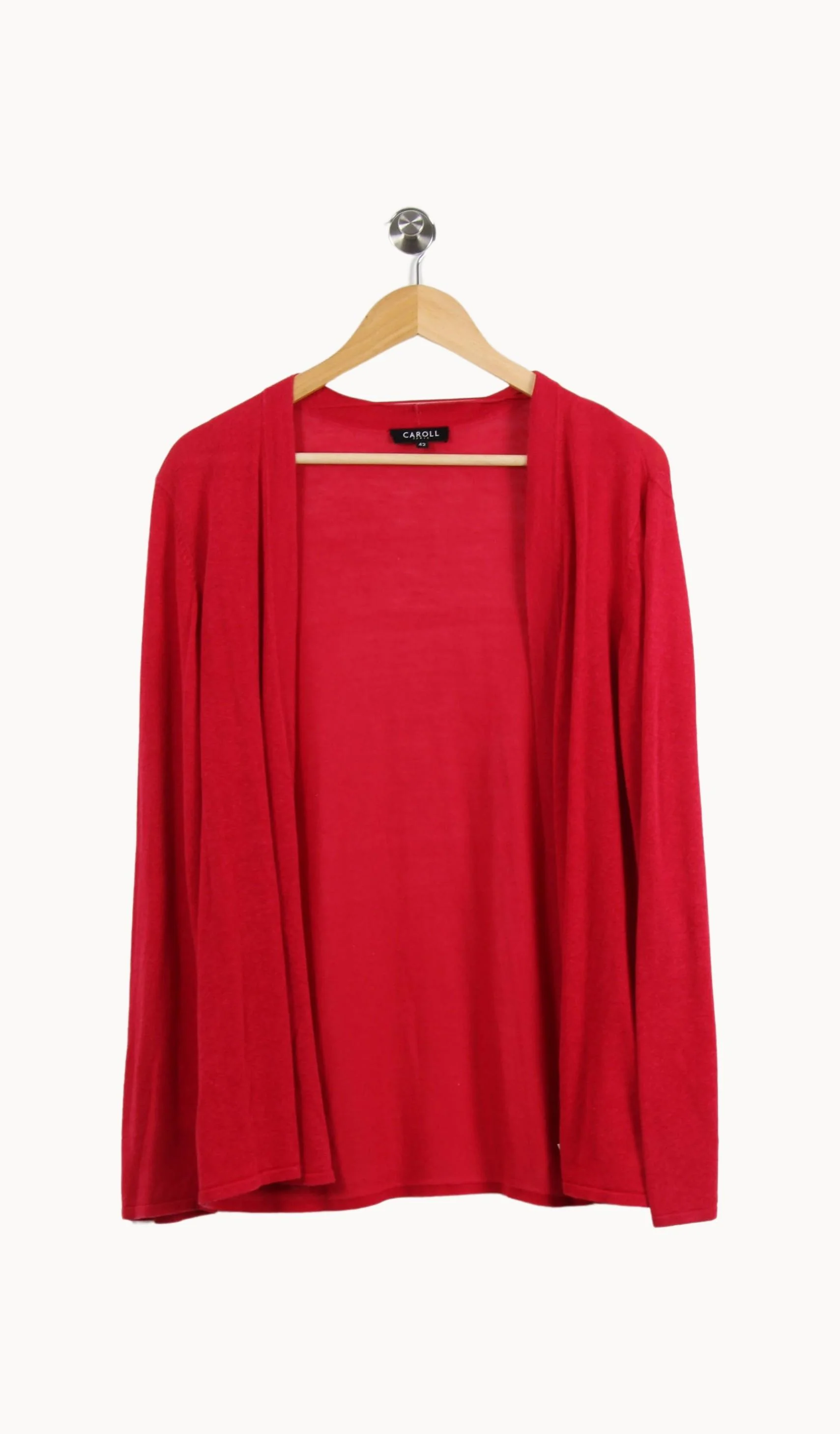 Cardigan Rouge - Taille XL/42 - Image 2