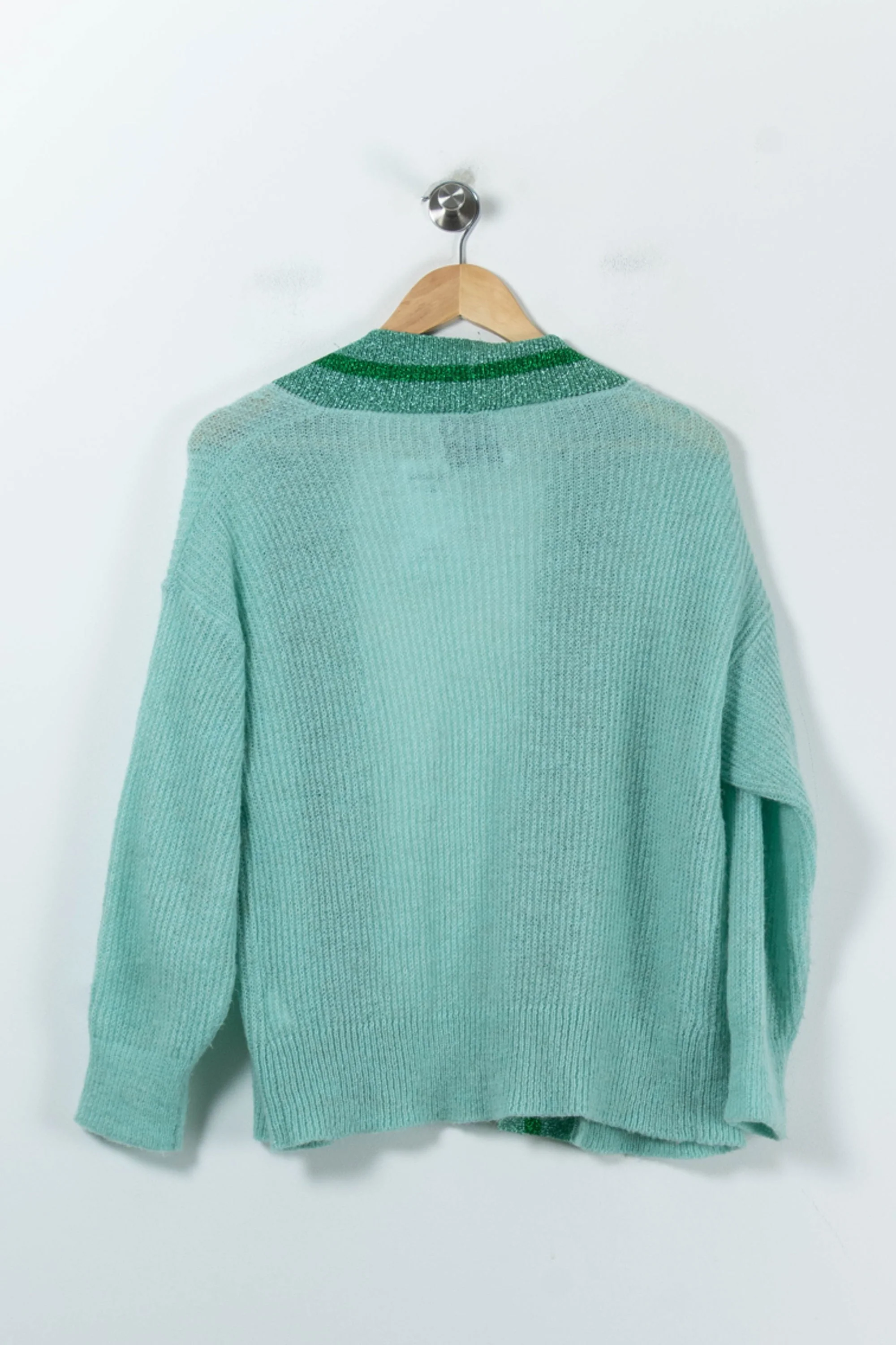 Cardigan Vert clair et Vert foncé - Taille S/36 - Image 4