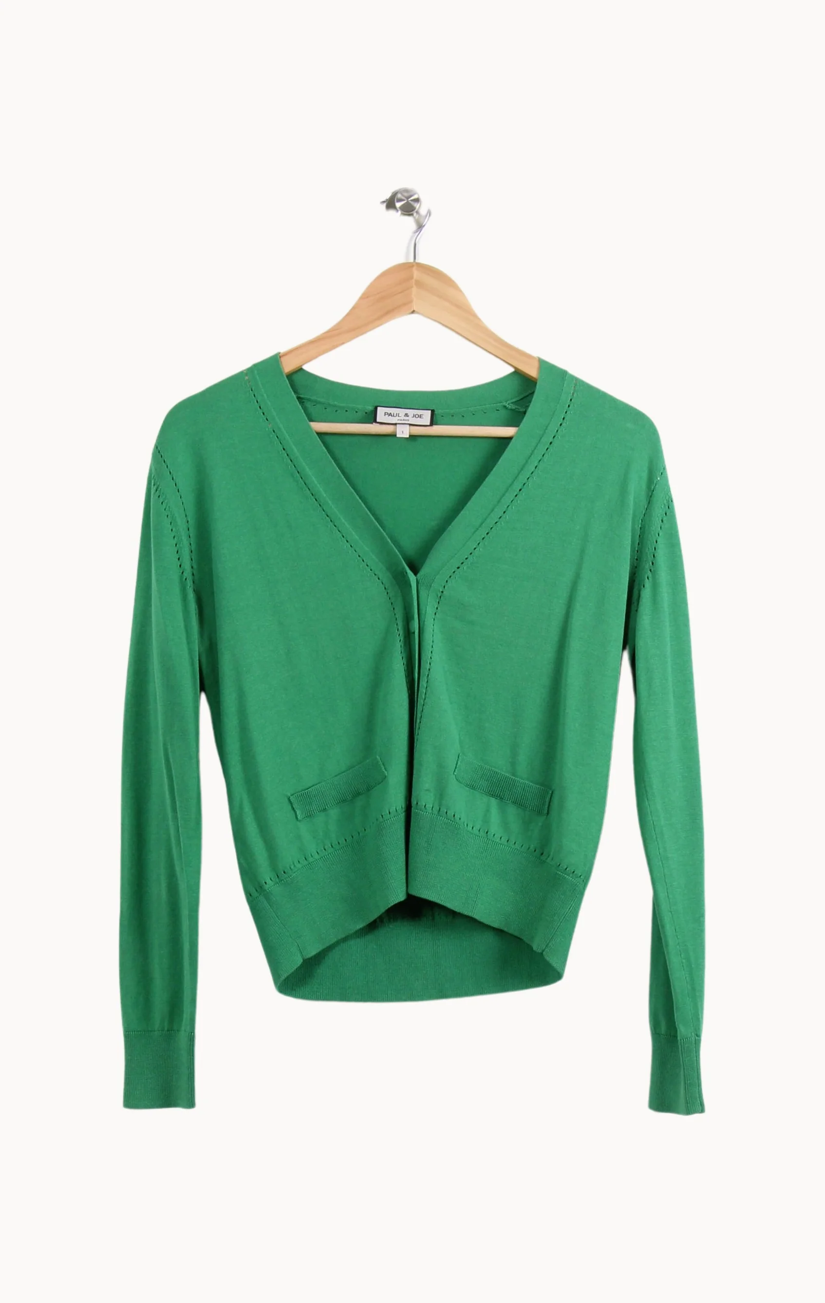 Cardigan Vert - Taille S/36 - Image 2