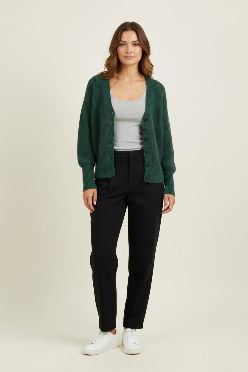 Cardigan Vert - Taille S/36