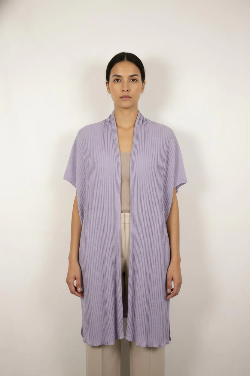 Cardigan Violet - Taille L/40