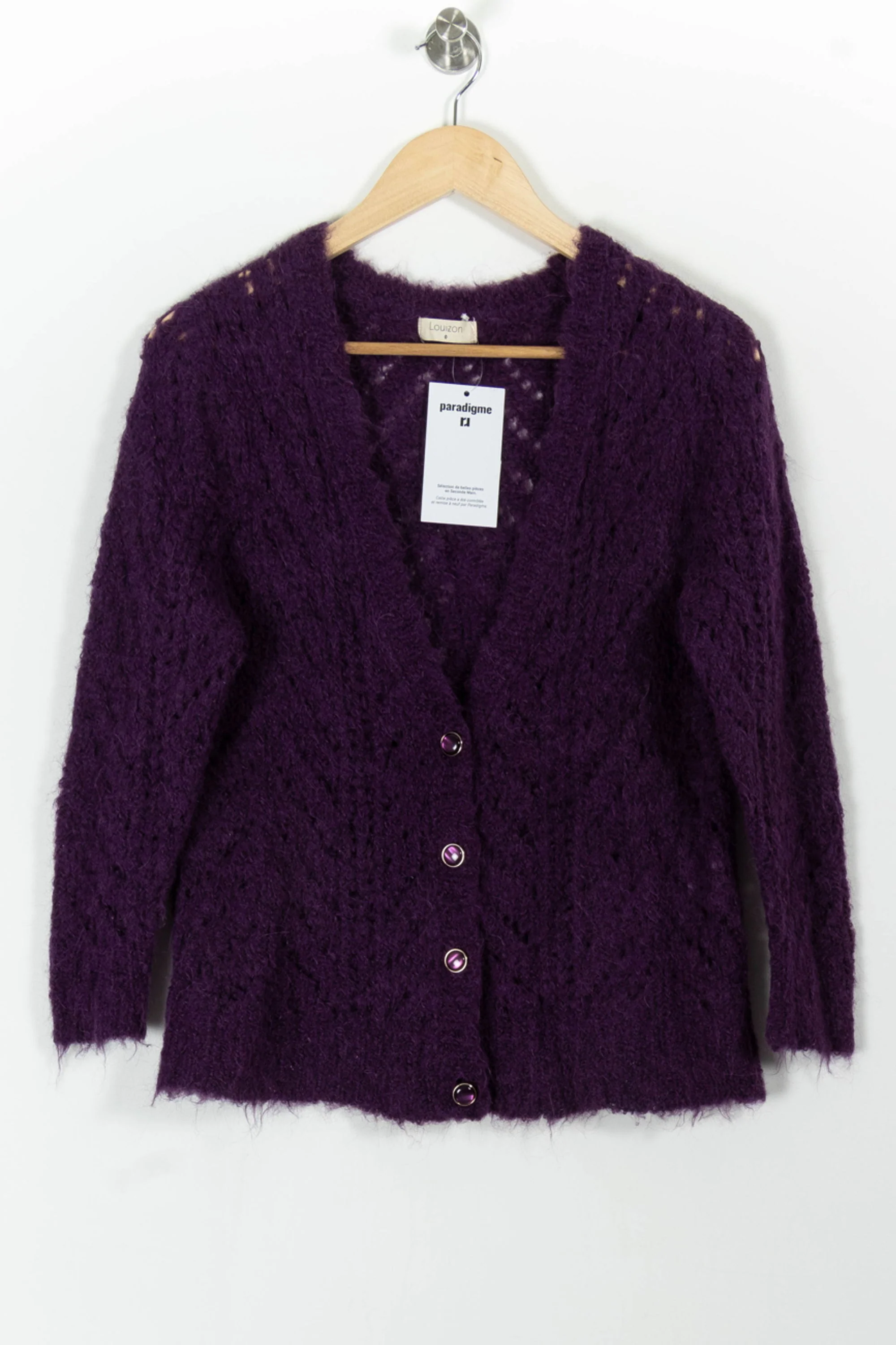 Cardigan Violet - Taille XS/34 - Image 2