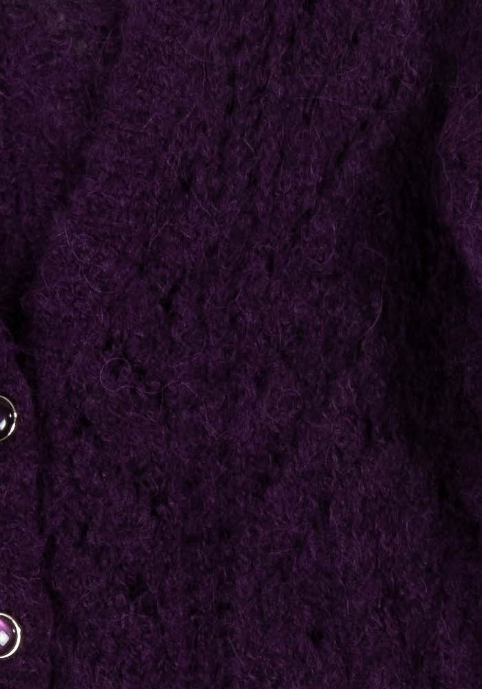 Cardigan Violet - Taille XS/34 - Image 3