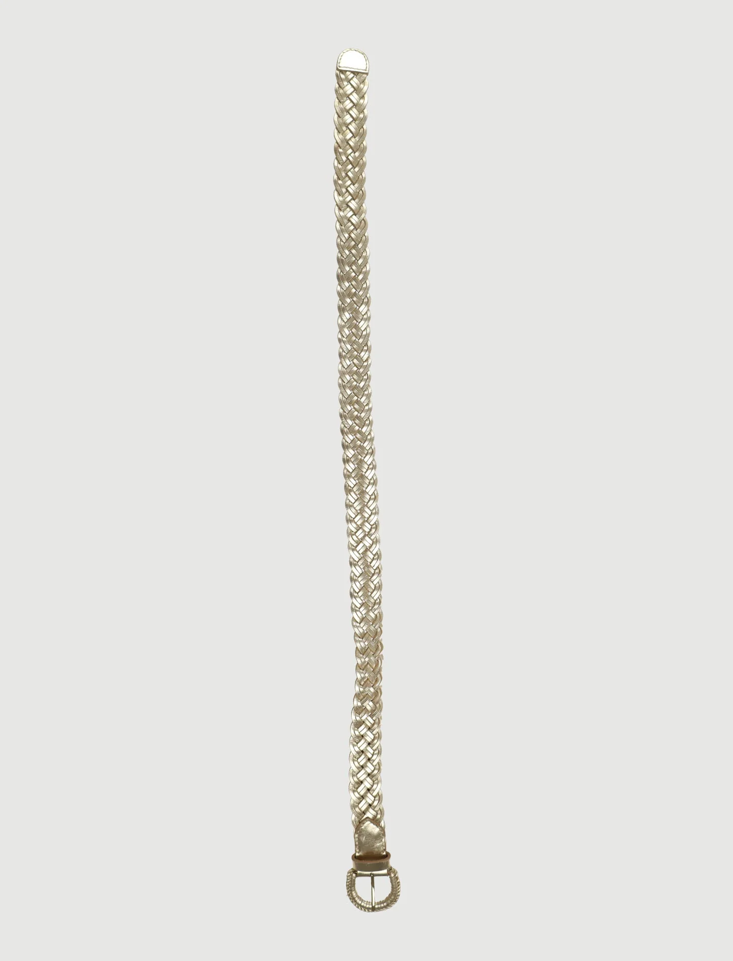 Ceinture Tressée Beige - Taille T.U. - Image 2