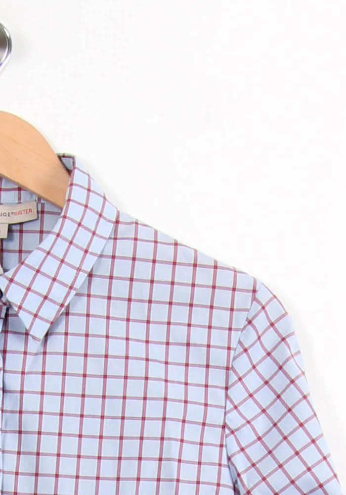Chemise À Carreaux Bleue et Rouge - Taille M/38 - Image 3