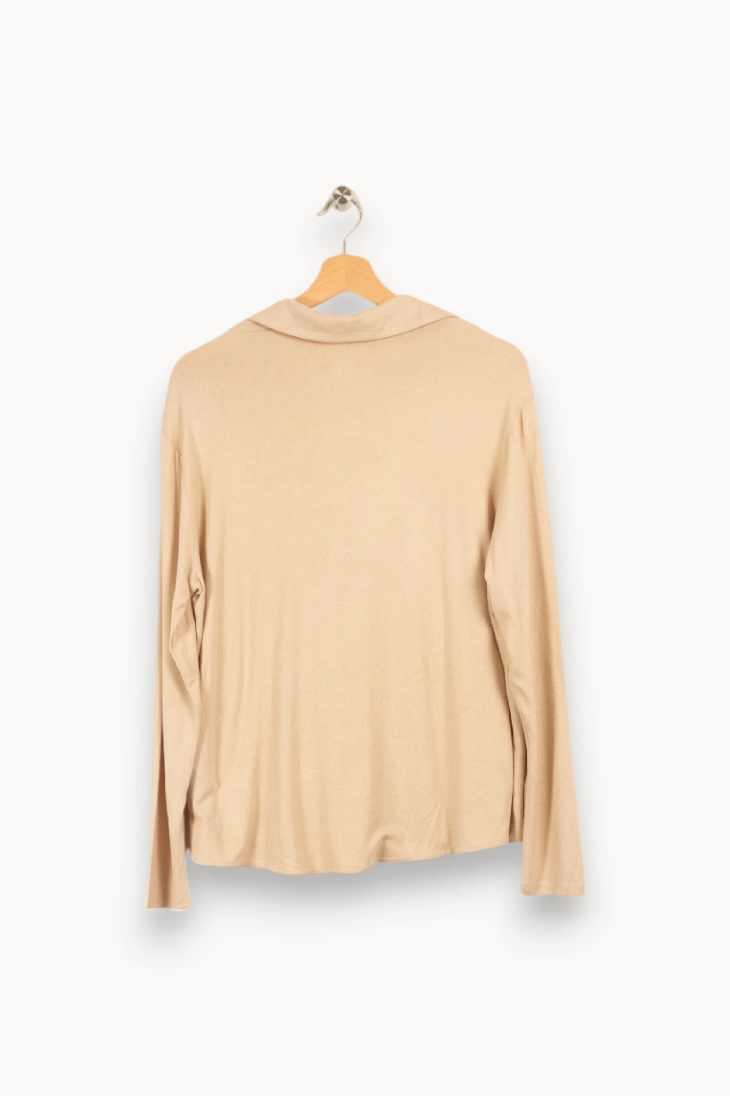 Chemise beige pailletée - Taille S/36 - Image 4