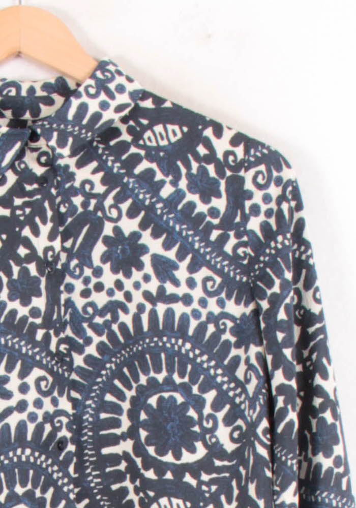 Chemise Blanche et Bleue - Taille S/36 - Image 3