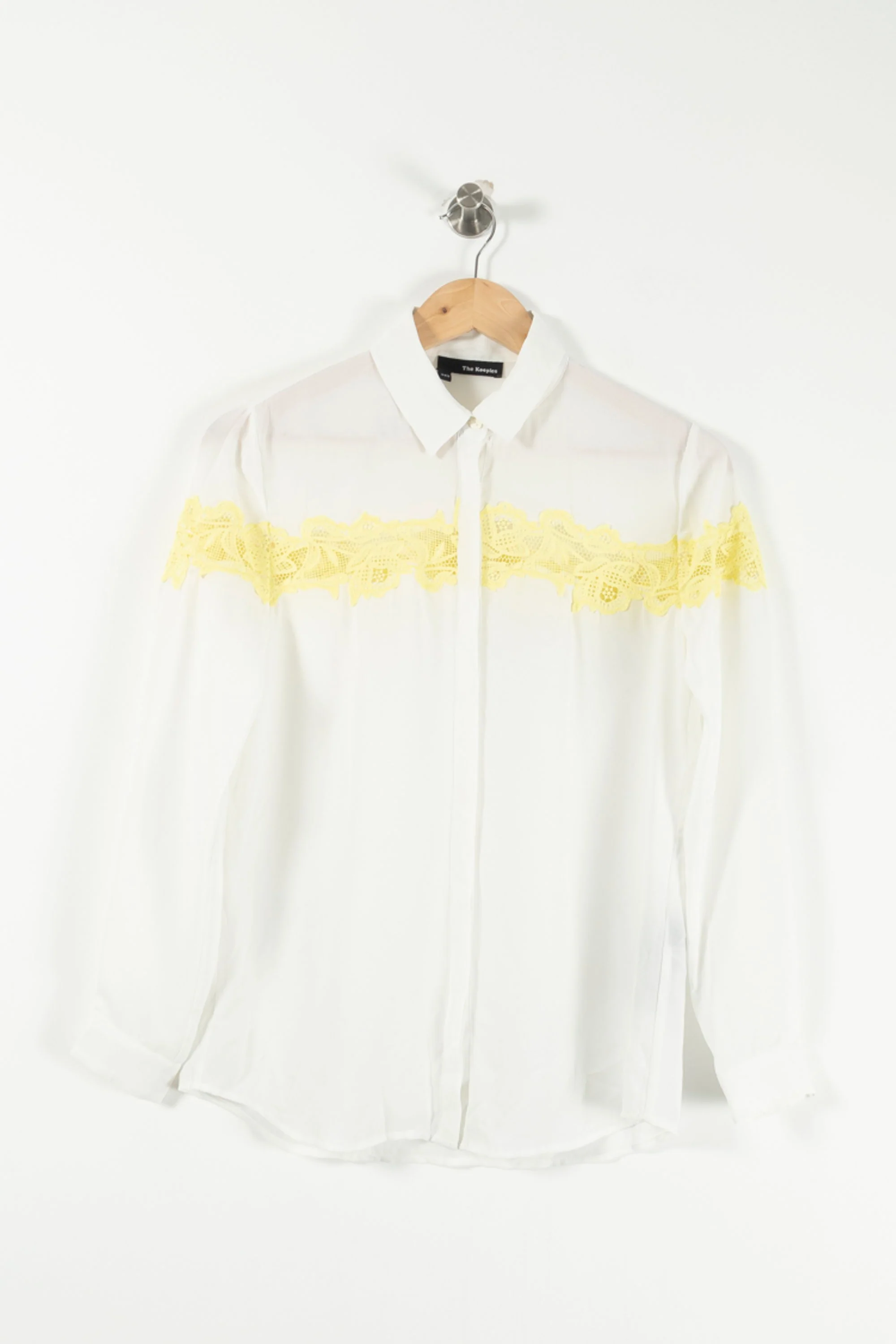 Chemise Blanche et Jaune - Taille XXS/32 - Image 2