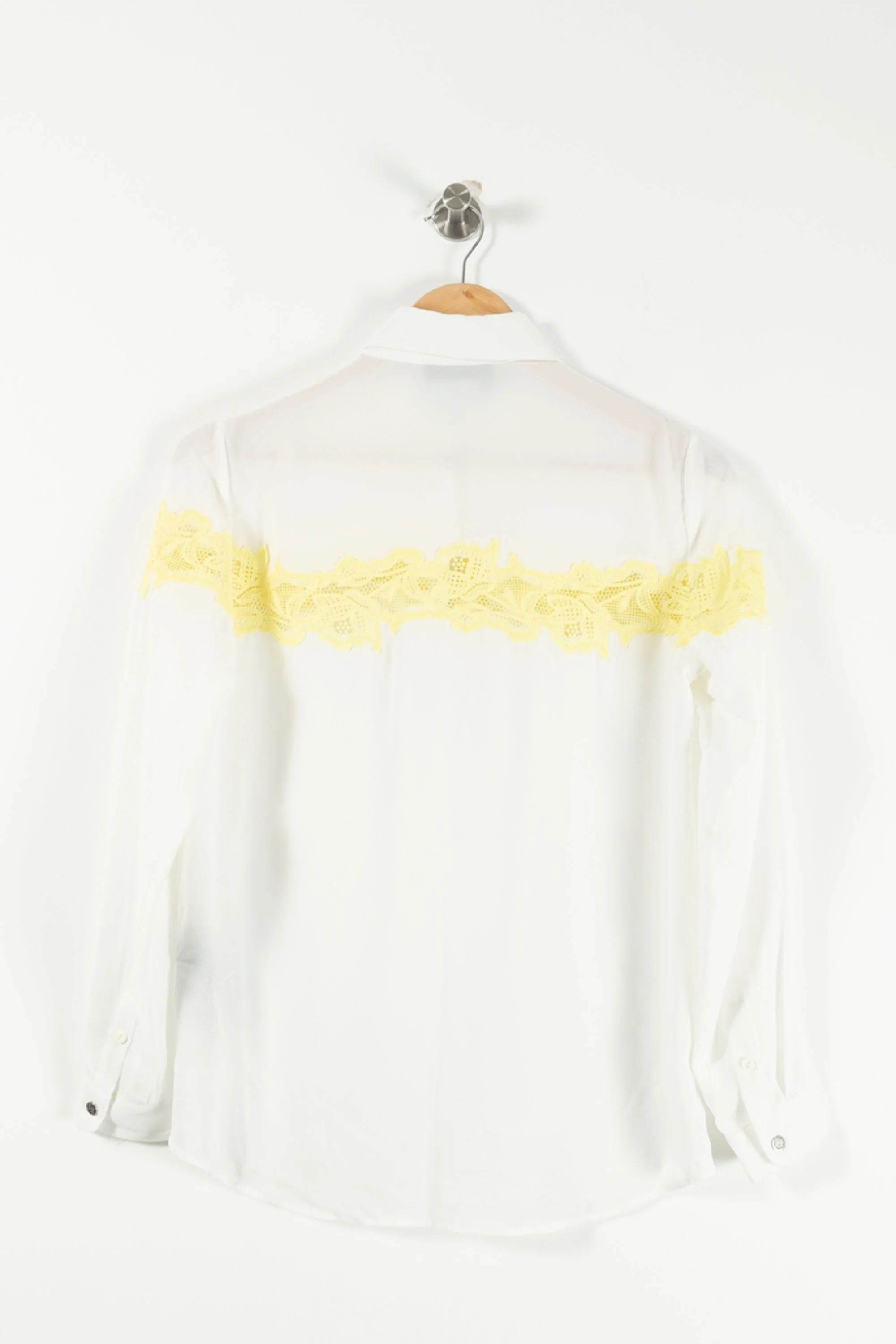 Chemise Blanche et Jaune - Taille XXS/32 - Image 4