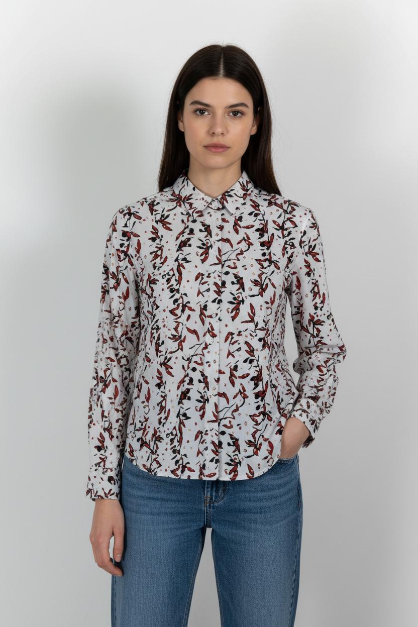 Chemise Blanche et Noire - Taille L/40