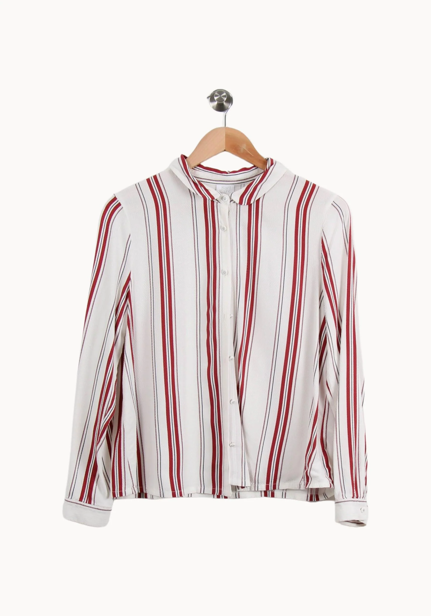 Chemise blanche et rouge - Taille M/38 - Image 2